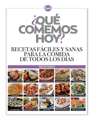 cover image of ¿Qué comemos hoy?